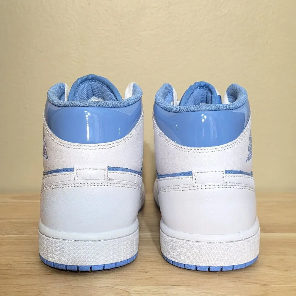 Nike Air Jordan 1 Mid SE Shoes White Legend Blue FZ2142-114 Men's Size 10.5
